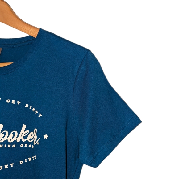 Dirty Hooker Fishing Gear Get Up Get Out Get Dirty Short Sleeve CottonTee Shirt - Picture 4 of 6